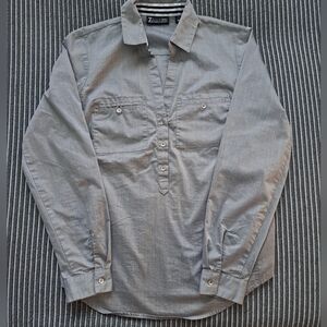 7th Avenue New York and Company  grey top size S long sleeve